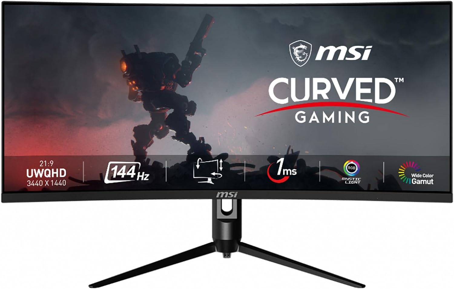 MSI LED Monitor MAG342CQR UWQHD 2K 144Hz MSI LED Monitor MAG342CQR UWQHD 2K 144Hz